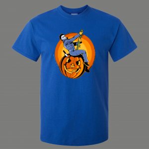 MYERS HALLOWEEN WRECKING BALL MUSIC PARODY CARTOONS FUNNY SHIRT* MANY COLORS