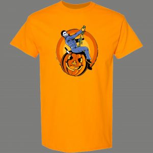 MYERS HALLOWEEN WRECKING BALL MUSIC PARODY CARTOONS FUNNY SHIRT* MANY COLORS