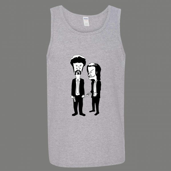 BEAV FICTION BUTTHEAD MOVIE PARODY RARE ART TANK TOP *MANY OPTIONS*
