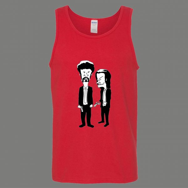 BEAV FICTION BUTTHEAD MOVIE PARODY RARE ART TANK TOP *MANY OPTIONS*