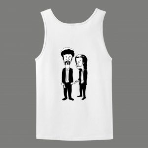 BEAV FICTION BUTTHEAD MOVIE PARODY RARE ART TANK TOP *MANY OPTIONS*