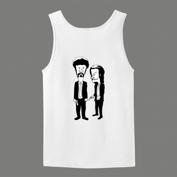 BEAV FICTION BUTTHEAD MOVIE PARODY RARE ART TANK TOP *MANY OPTIONS*