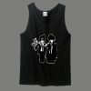 DEMON FICTION ANIME VILLAINS AND HEROES FUNNY PARODY QUALITY TANK TOP