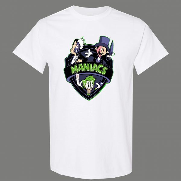 MANIACS JOKER BAT COMICBOOK PARODY CARTOONS FUNNY SHIRT* MANY COLORS