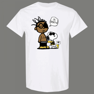 ODB OL DIRTY AND PEANUTS CARTOON ARTWORK RARE DESIGN QUALITY SHIRT**FULL FRONT** - Image 3