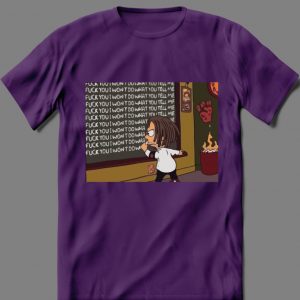 DETENTION IN THE NAME OF CARTOON ARTWORK RARE DESIGN QUALITY SHIRT**FULL FRONT** - Image 8