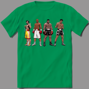 BOXING GREATS OVER THE YEARS CARTOON ART SHIRT - Image 5