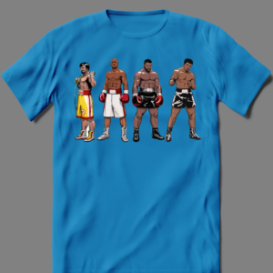 BOXING GREATS OVER THE YEARS CARTOON ART SHIRT - Image 2