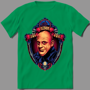 BEST UNCLE EVER CARTOON FESTER ART SHIRT - Image 6