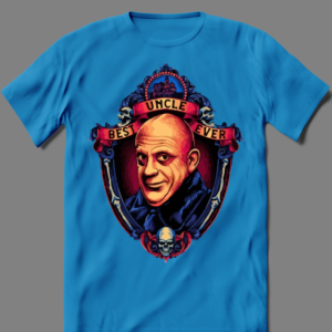 BEST UNCLE EVER CARTOON FESTER ART SHIRT - Image 4