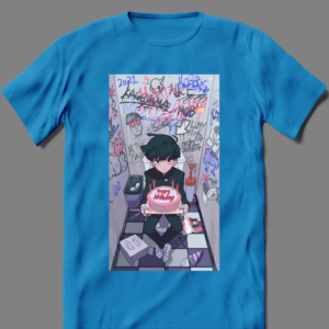 MP100 SHONEN ANIME MEGA PRINT ART SHIRT - Image 2