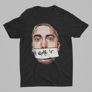 HI MY NAME IS WHITE RAPPER LEGEND BIG PRINT SHIRT - Image 2