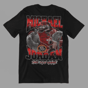 VINTAGE BOOTLEG FLU GAME AIR MJ LIKE MIKE BASKETBALL SHIRT