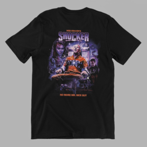 Horror Movie Poster Graphic Tee – Retro-Inspired Cotton Shirt