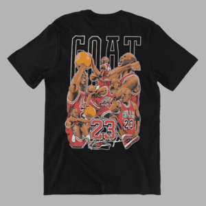 VINTAGE STYLE CLASSIC COLLAGE OF GOAT MJ QUALITY SHIRT