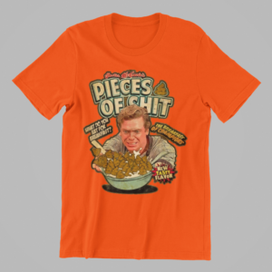 SHOOTER MCGAVIN PIECES OF SHIT CEREAL SHIRT - Image 4