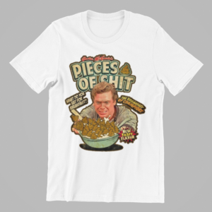 SHOOTER MCGAVIN PIECES OF SHIT CEREAL SHIRT - Image 2