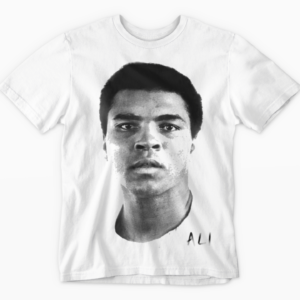 Boxing Icon-Inspired Graphic Tee – Classic Headshot Design - Image 2