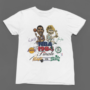 BIRD X MAGIC 1984 FINALS CARICATURE SHIRT - Image 2