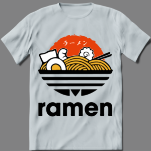 RAMEN NOODLES SPORTS WEAR PARODY LOGO SHIRT - Image 4
