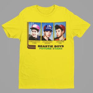 RARE VINTAGE REMAKE RAPPERS ROOKIE SPORTS CARD SHIRT - Image 2