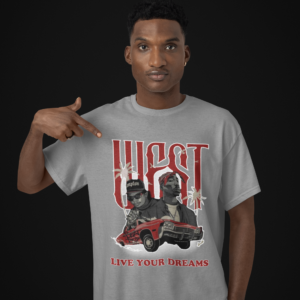 Dream Big, Stay Hustling" Graphic Tee - Image 3