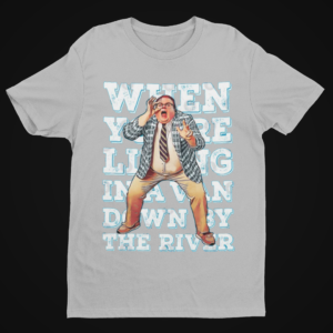 Funny River Retreat Graphic Tee – Comedy-Inspired Big Print Shirt - Image 5
