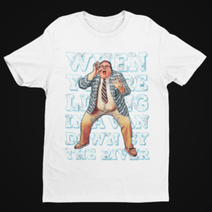 Funny River Retreat Graphic Tee – Comedy-Inspired Big Print Shirt - Image 3