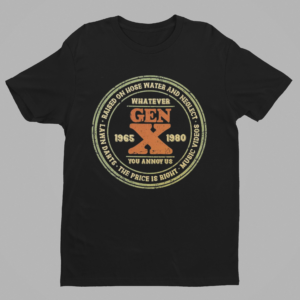GEN X Raised on Neglect Shirt – Retro Style