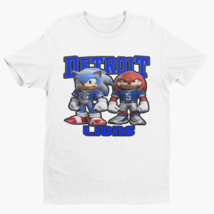 Detroit Sonic & Knuckles Football Shirt - Image 3