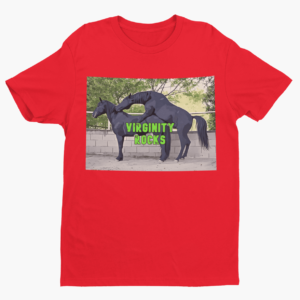 Virginity Rocks Funny Horse Bang Shirt - Image 2