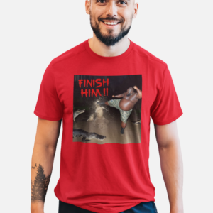 Big Black Man Kicks Gator Shirt - Image 3