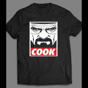BREAKING BAD "COOK" OBEY STYLE OLDSKOOL DESIGN SHIRT