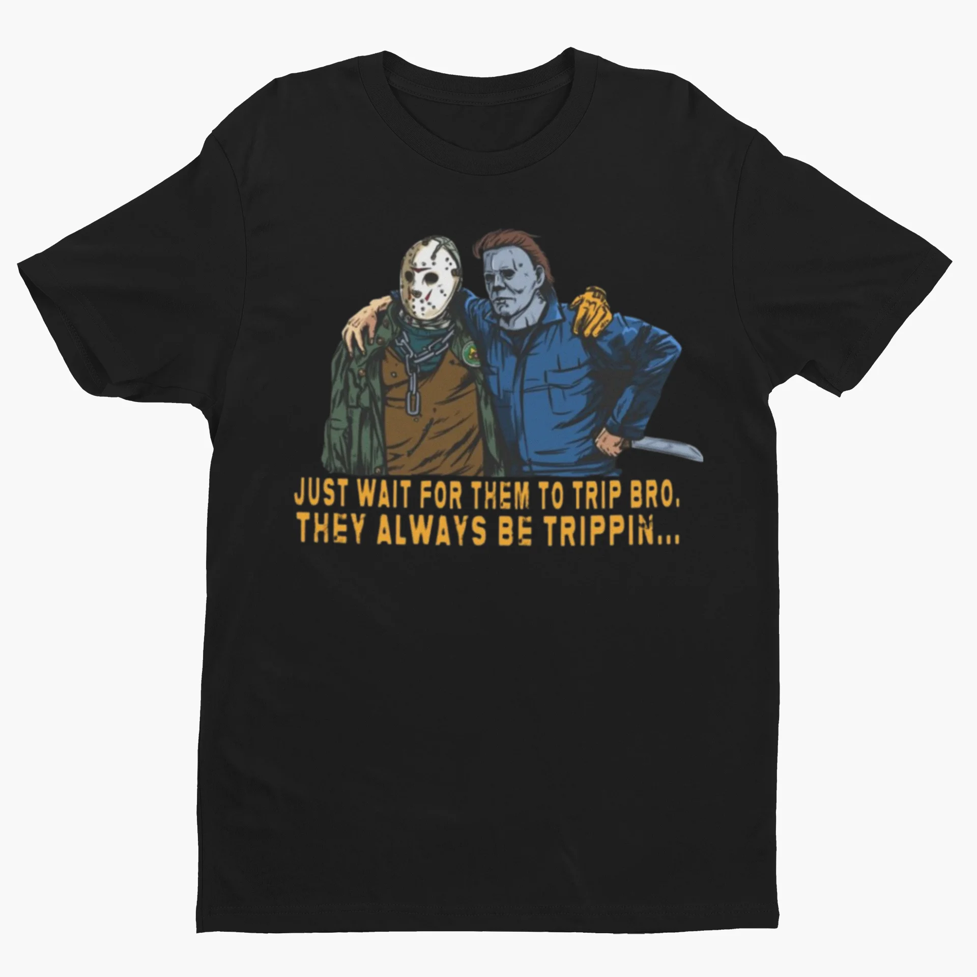 Myers x Jason Trippin Halloween Horror Shirt