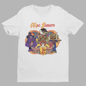 Mac Sabbath Fast Food Metal Shirt - Image 1