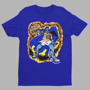 Mf Doom x Knicks Comic Rap Shirt - Image 1